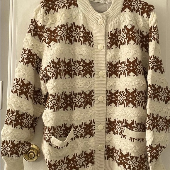 NEW Beige Cream Brown Colour Cardigan Jacket Coat 🧥 NWTO - Picture 1 of 2